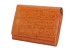 牛革 クロコ型押し　中ファスナー折り財布 : カラーバリエーション3